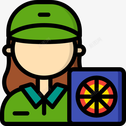 接生女职业23岁直系肤色图标svg_新图网 https://ixintu.com 23岁 接生 生女 直系 职业 肤色