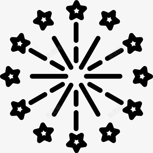 烟花嘉年华庆祝图标svg_新图网 https://ixintu.com 假日 嘉年华 巴西 庆祝 烟花 狂欢节 节日