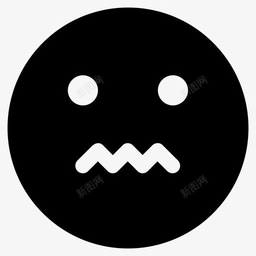 晕脸表情符号表情图标svg_新图网 https://ixintu.com 图标 晕脸 符号 表情