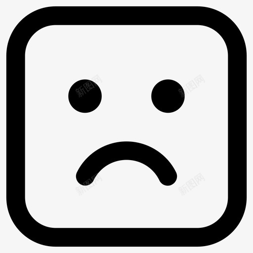 情绪沮丧受伤图标svg_新图网 https://ixintu.com 不开 受伤 开心 悲伤 情绪 沮丧 笑脸