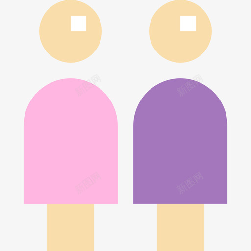 女性使用者18扁平图标svg_新图网 https://ixintu.com 使用者 女性 扁平