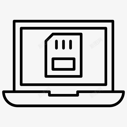 记忆体膝上型电脑晶片硬体图标svg_新图网 https://ixintu.com 技术概要 晶片 硬体 记忆体 记忆体膝上型电脑