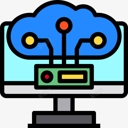 计算机计算机数据存储4线性颜色图标svg_新图网 https://ixintu.com 存储 数据 线性 计算机 颜色