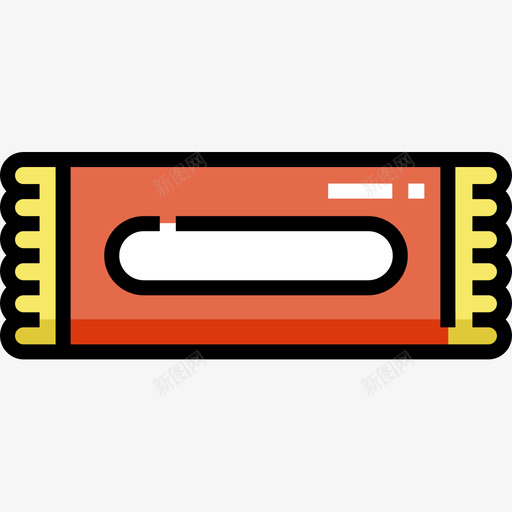 巧克力棒甜糖果线性颜色图标svg_新图网 https://ixintu.com 巧克力棒 甜糖果 线性颜色