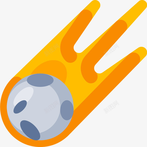 小行星科学87平面图标svg_新图网 https://ixintu.com 小行星 平面 科学87