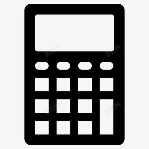 计算器加法器计算机图标svg_新图网 https://ixintu.com 加法器 当铺字形图标 数字运算器 计算器 计算机