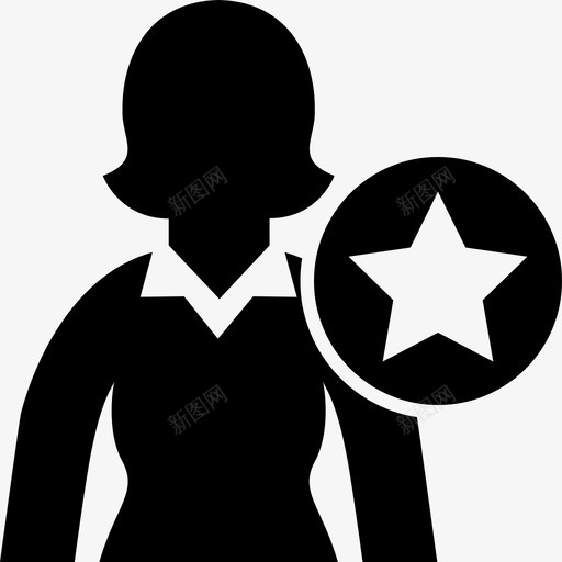 fav用户商务女性最爱图标svg_新图网 https://ixintu.com fav用户 商务主管女性 商务女性 明星 最爱