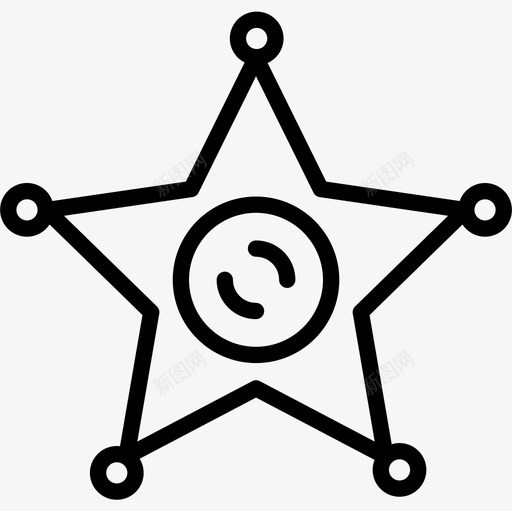 警长20号警察直系人图标svg_新图网 https://ixintu.com 20号 直系 系人 警察 警长