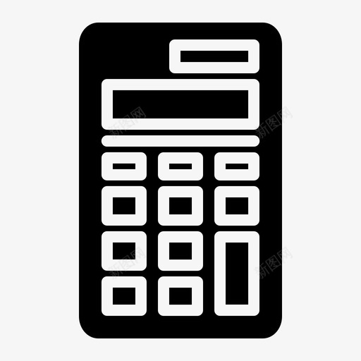 计算器袖珍计算器计算器绘图图标svg_新图网 https://ixintu.com 扎实 教育 数学 电子 科学 绘图 袖珍 计算器