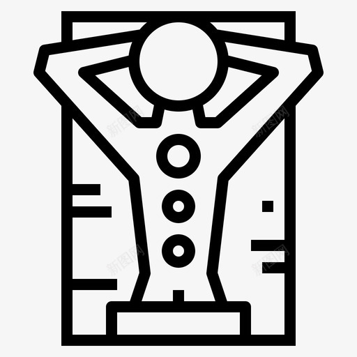 水疗身体按摩图标svg_新图网 https://ixintu.com 按摩 水疗 治疗 芭堤 身体