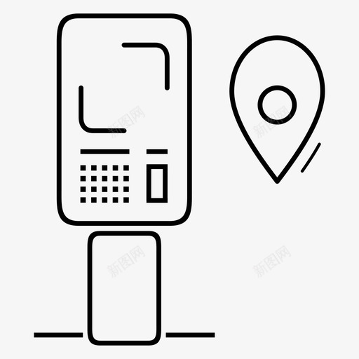 自助机器自动机器电子设备图标svg_新图网 https://ixintu.com 公共 小工 工具 技术 机器 现代 用途 电子设备 自动 自动机 自助