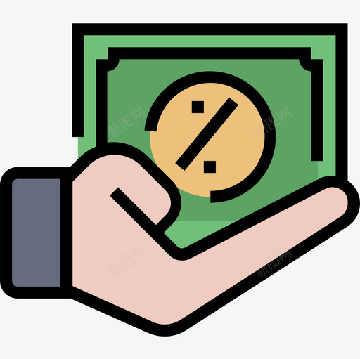 直接业务佣金347图标svg_新图网 https://ixintu.com 业务 佣金 直接