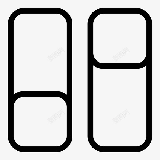 开关关开图标svg_新图网 https://ixintu.com 切换 开关 播放 用户界面 电源 轮廓 随机
