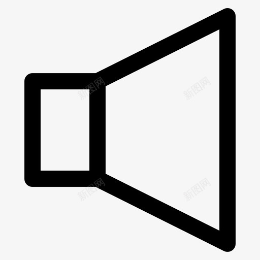 音量多媒体音乐图标svg_新图网 https://ixintu.com 多媒体 用户界面 音乐 音量