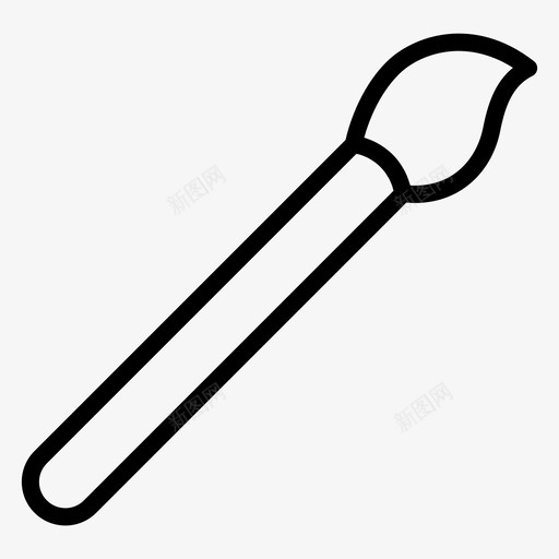 画笔美术色彩图标svg_新图网 https://ixintu.com 画笔 绘画 美术 色彩 轮廓