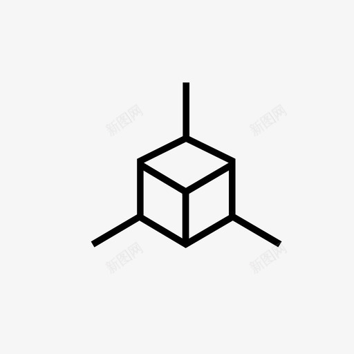 3d数字现实图标svg_新图网 https://ixintu.com 3d 云数据物联网 数字 现实 虚拟