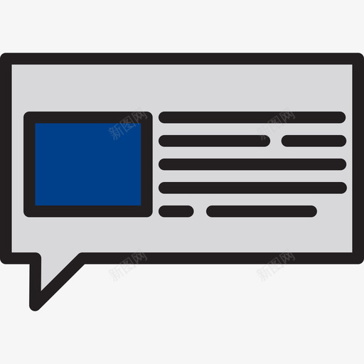 文本框博客11线颜色图标svg_新图网 https://ixintu.com 博客 文本 颜色