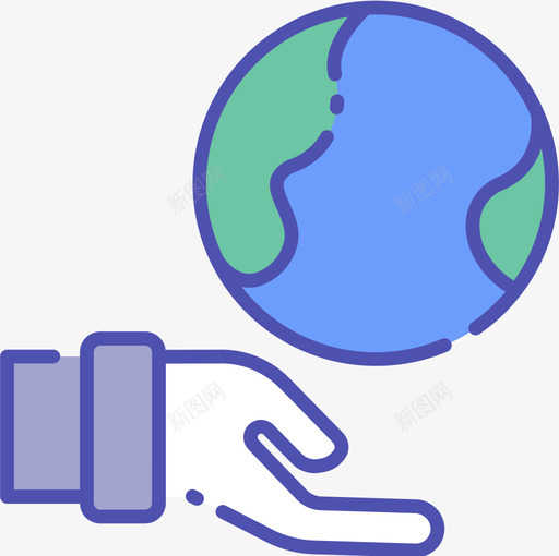 世界灾难8线条色彩图标svg_新图网 https://ixintu.com 世界 灾难 线条 色彩