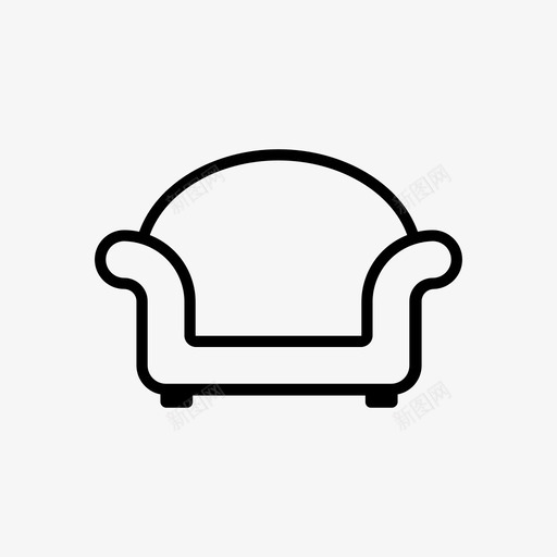采购产品扶手椅家具家庭家具图标svg_新图网 https://ixintu.com 产品 内部 家具 家庭 座椅 扶手 采购