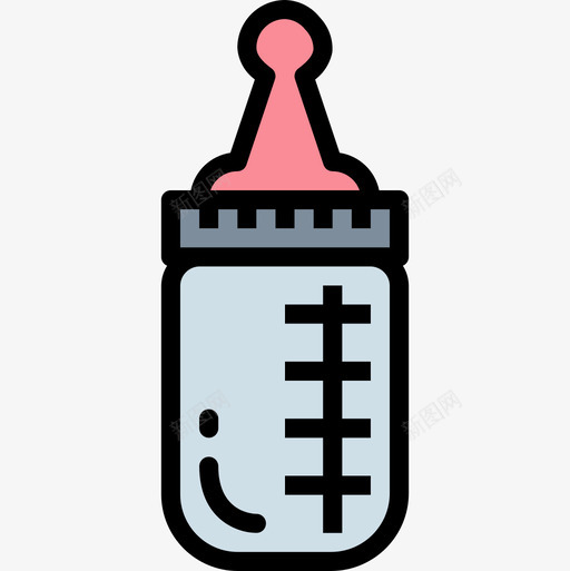 奶瓶24系列线性颜色图标svg_新图网 https://ixintu.com 奶瓶 系列 线性 颜色