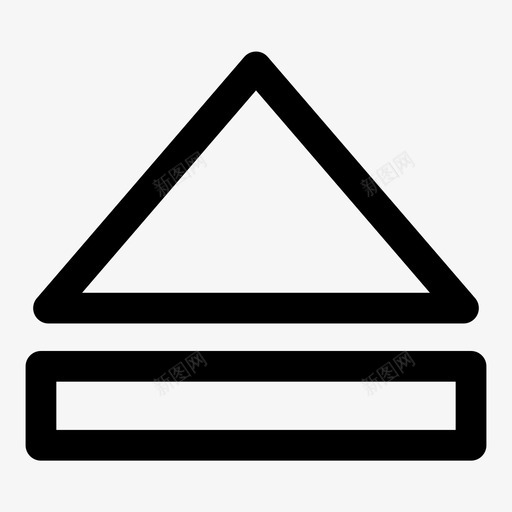 弹出飞机快速图标svg_新图网 https://ixintu.com 喷射 媒体 弹出 快速 控制 粗体 飞机
