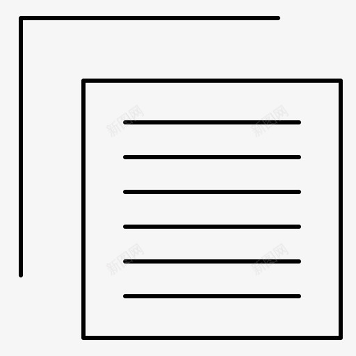文档文件界面图标svg_新图网 https://ixintu.com 文件 文档 用户 用户界面细线 界面
