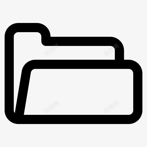 打开文件夹文档文件图标svg_新图网 https://ixintu.com 企业财务图标大纲 打开文件夹 文件 文档 页面