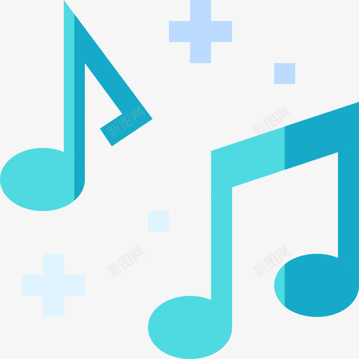 音乐笔记健康9平淡图标svg_新图网 https://ixintu.com 健康 平淡 笔记 音乐