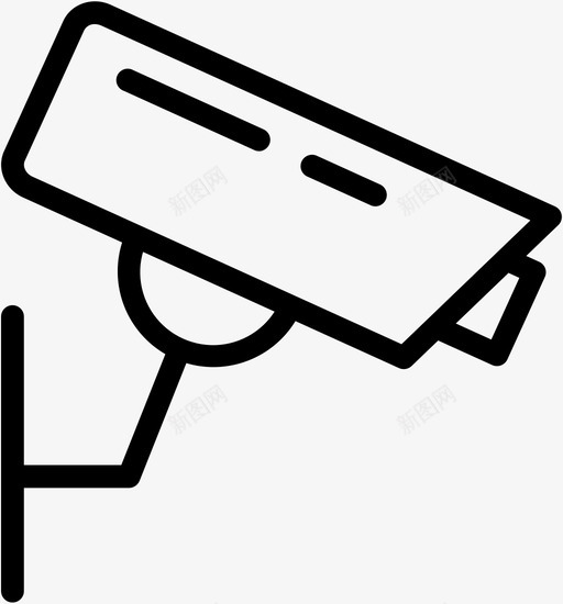 监控摄像头保安图标svg_新图网 https://ixintu.com 保安 手表 摄像头 监控