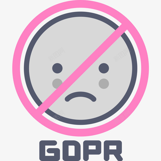GDPR安全107线性颜色图标svg_新图网 https://ixintu.com GDPR 安全107 线性颜色