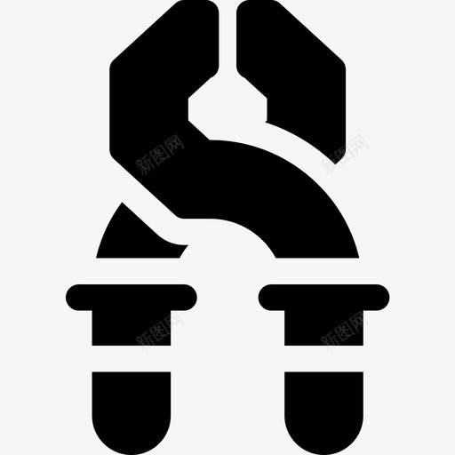 牙钳牙医33填充型图标svg_新图网 https://ixintu.com 填充型 牙医33 牙钳