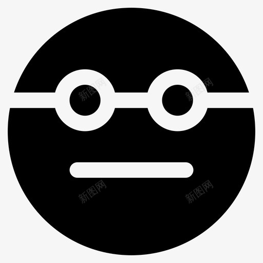 天才脸表情符号表情符号符号图标svg_新图网 https://ixintu.com 图标 天才 符号 表情