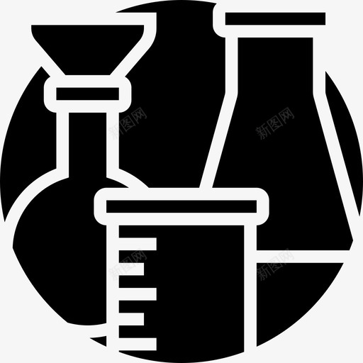 烧瓶生物化学13字形图标svg_新图网 https://ixintu.com 字形 烧瓶 生物化学13
