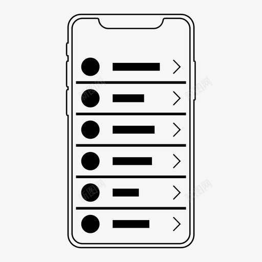 iphonex通讯录通话信息图标svg_新图网 https://ixintu.com iphone 信息 通讯录 通话