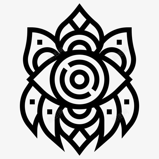 阿兹台克之眼波西米亚人民族图标svg_新图网 https://ixintu.com 之眼 台克 民族 波希米亚 波西 米亚 阿兹