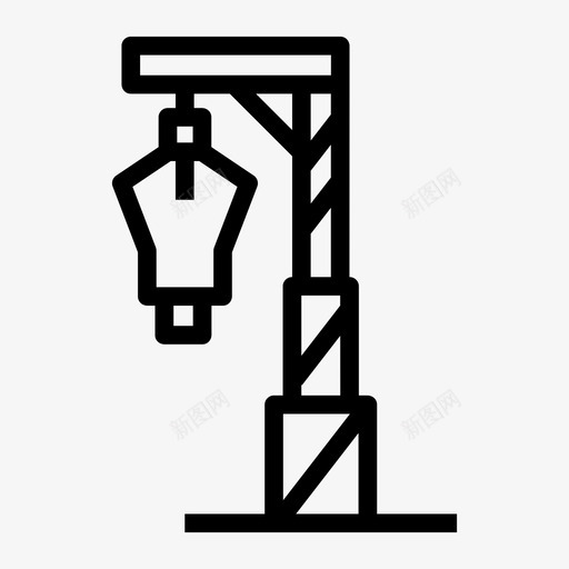 路灯灯照明图标svg_新图网 https://ixintu.com 照明 红绿灯 路灯