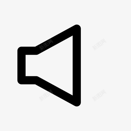 音量音频声音图标svg_新图网 https://ixintu.com 声音 用户界面 音量 音频