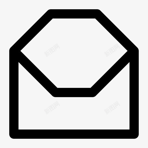 消息聊天信封图标svg_新图网 https://ixintu.com 信封 已发送 收件箱 消息 聊天 邮件 邮寄