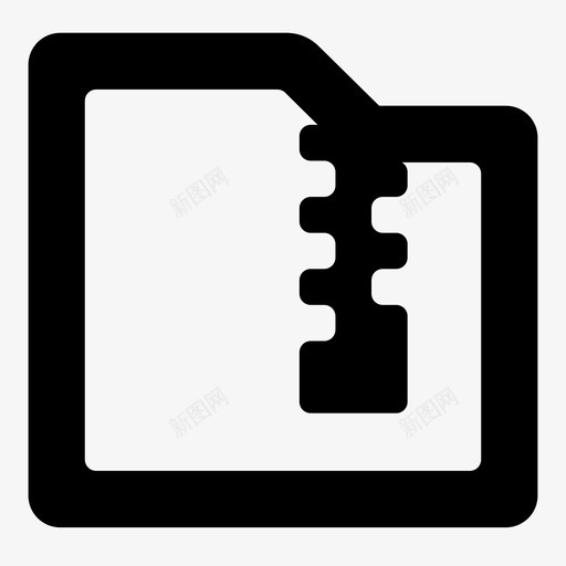 压缩文件夹压缩zip图标svg_新图网 https://ixintu.com zip zip文件 压缩 压缩文件夹 文件和文件夹