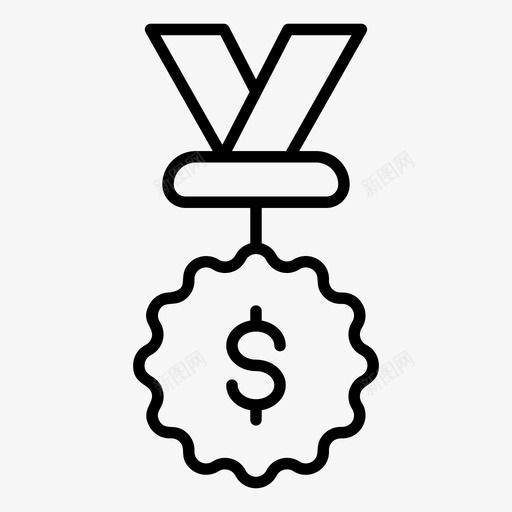 奖牌铜牌冠军奖章图标svg_新图网 https://ixintu.com 价格 典当 典当行 冠军 图标 奖牌 奖章 行的 铜牌