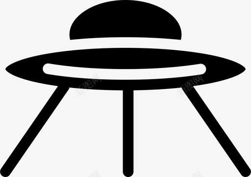 绑架飞碟科学固体图标svg_新图网 https://ixintu.com 固体 科学 绑架 飞碟
