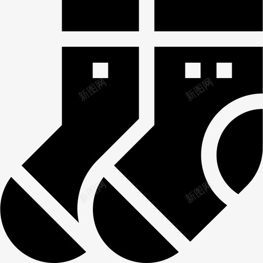 袜子手工3填充图标svg_新图网 https://ixintu.com 填充 手工3 袜子