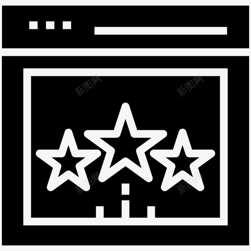 网站评级网站评估网站排名图标svg_新图网 https://ixintu.com 战略和管理字形图标 网站排名 网站评估 网站评级 网站评论