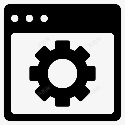 网页开发营销数字网页优化图标svg_新图网 https://ixintu.com 网站优化 网页优化 网页字形图标 网页开发 营销数字