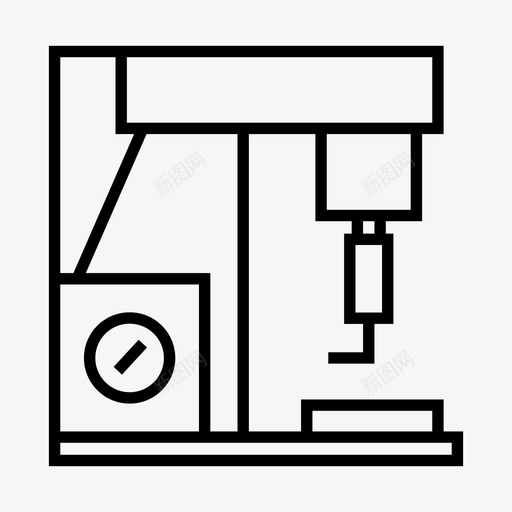 机器人工业机械图标svg_新图网 https://ixintu.com 制造 工业 机器人 机器生产线 机械 生产