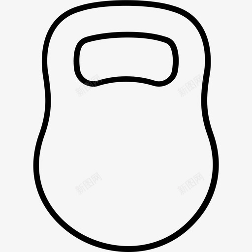 壶铃田径设备图标svg_新图网 https://ixintu.com 壶铃 田径 设备 运动 重型
