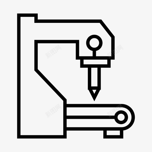 机械自动化工业图标svg_新图网 https://ixintu.com 仪器 制造 工业 机器 机械 生产线 自动化