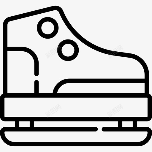 溜冰鞋圣诞玩具21直线型图标svg_新图网 https://ixintu.com 圣诞 溜冰鞋 玩具 直线 线型