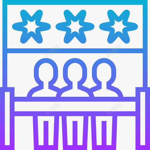 竞争14胜梯度图标svg_新图网 https://ixintu.com 梯度 竞争