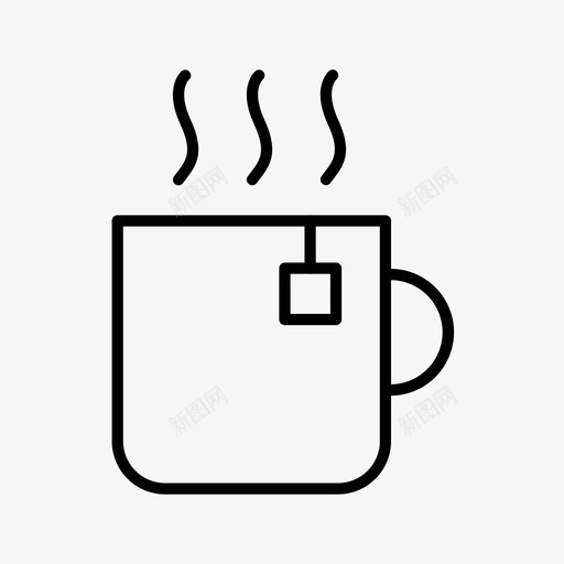 杯茶大杯茶早餐图标svg_新图网 https://ixintu.com 大杯茶 快速休息 早餐 杯茶 饮料